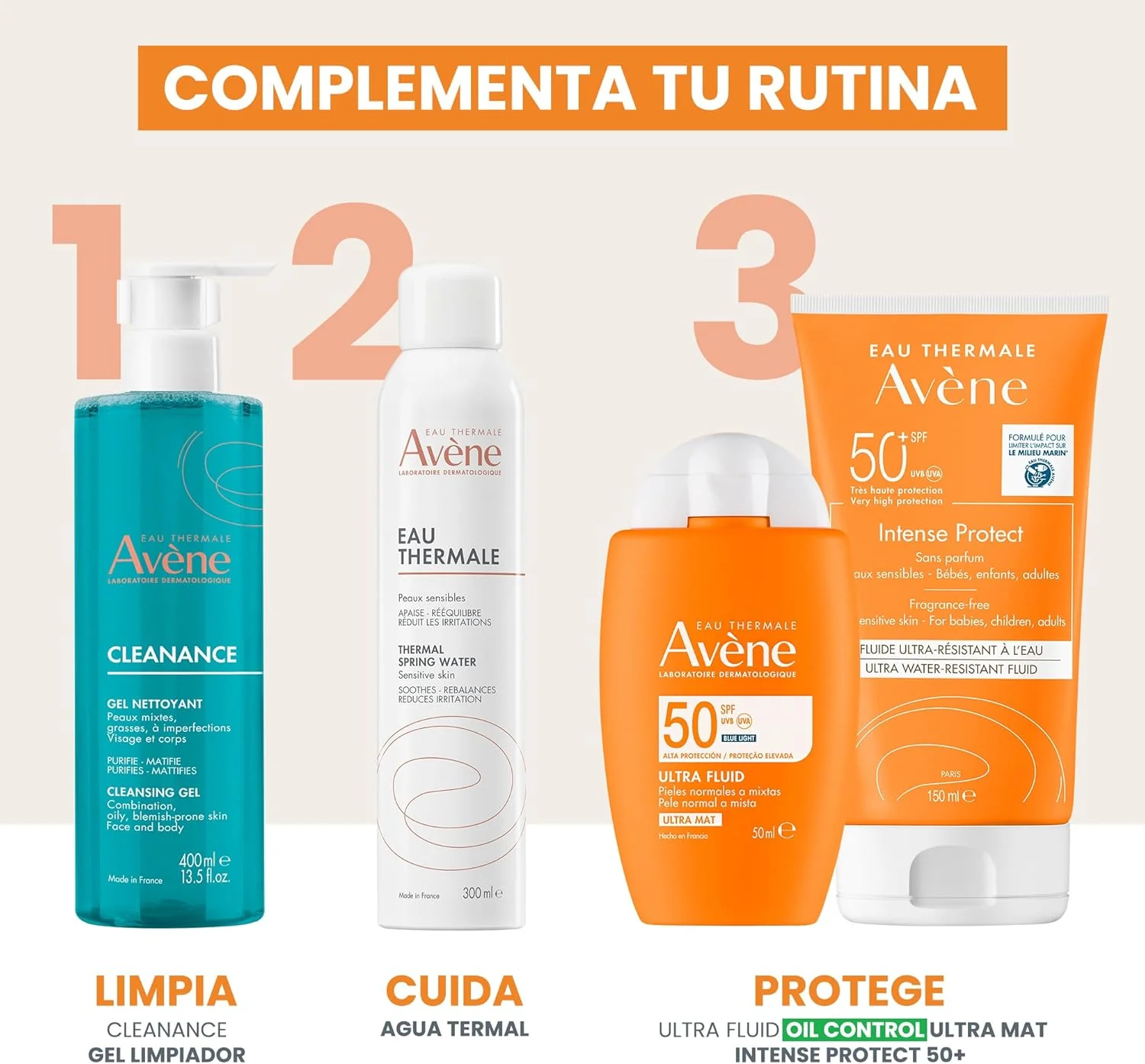 Avene Intense Protect, Protector corporal Solar FPS 50+, 150ml - Image 6