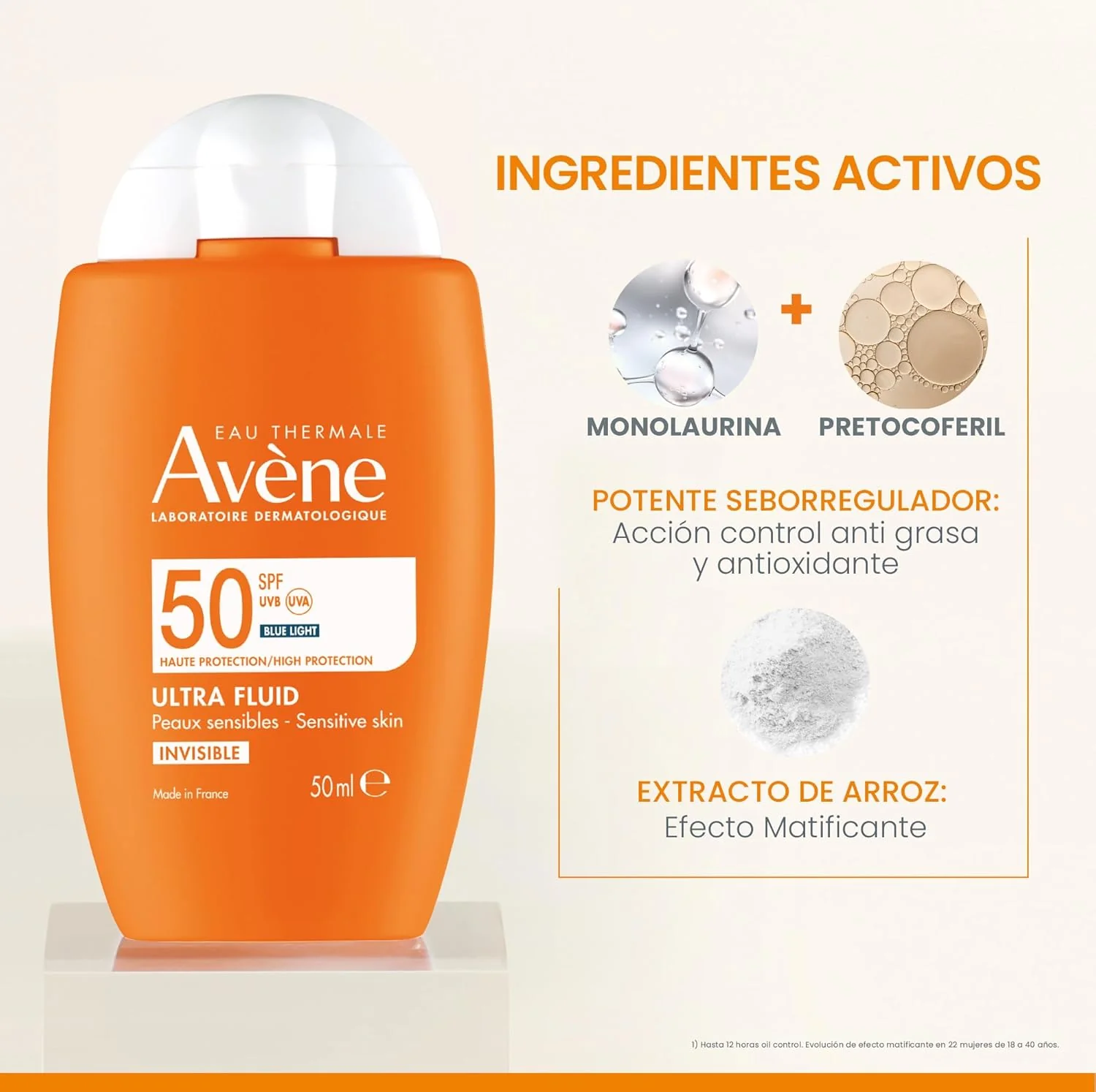 Avene Solar Ultra Fluid Ultra Mat SPF50 50 ml - Image 4
