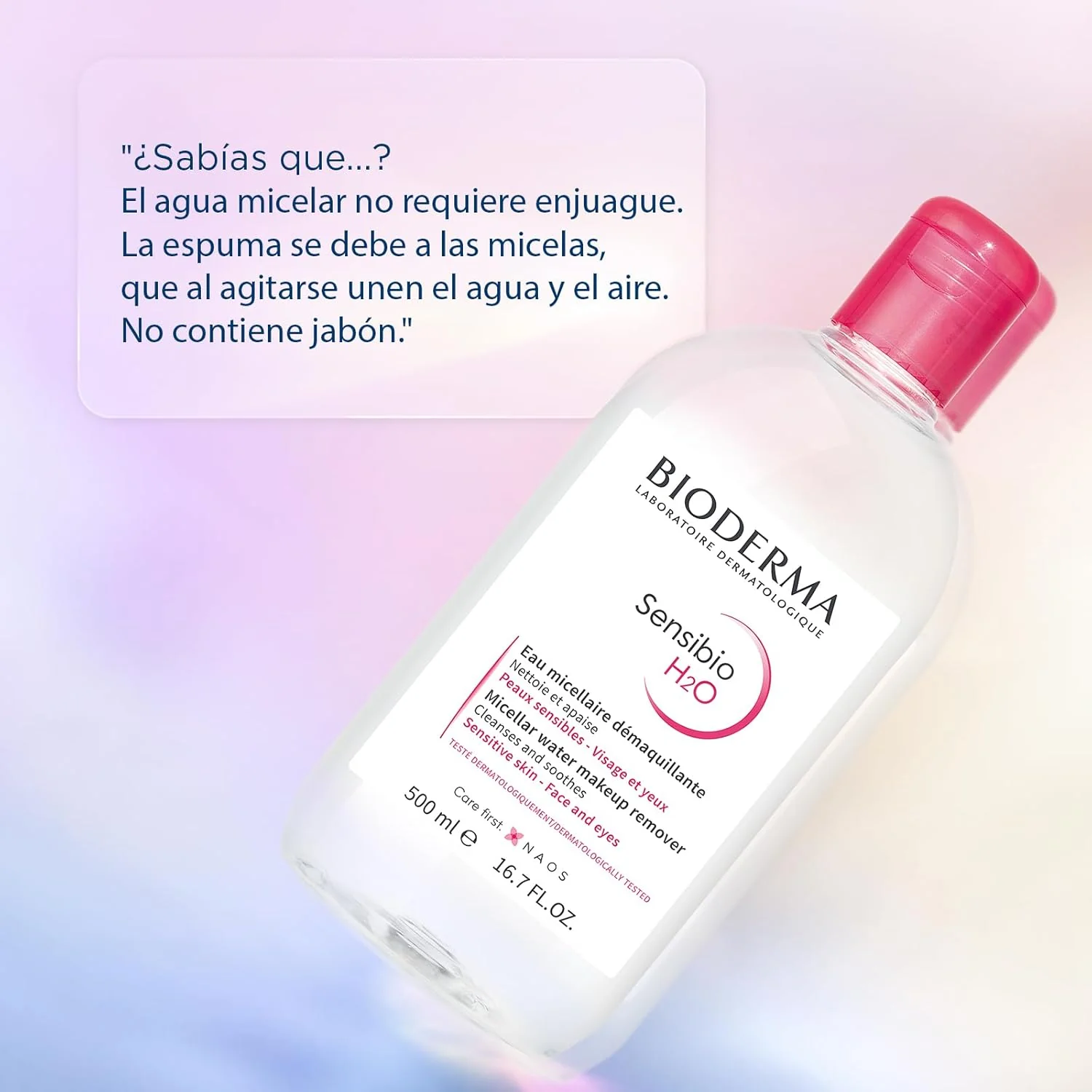 BIODERMA, Agua Micelar Sensibio H2O, 250 ml - Image 5