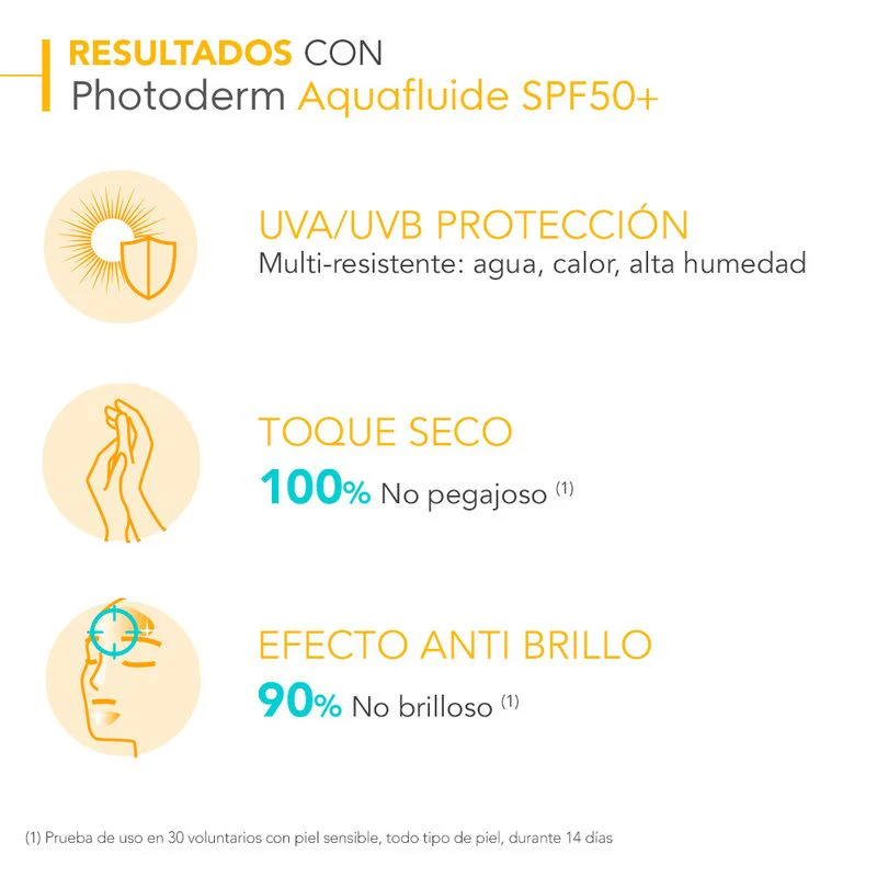 Bioderma Bloqueador Photoderm Aquafluido Tono Neutro Spf50+, 40ml - Image 3