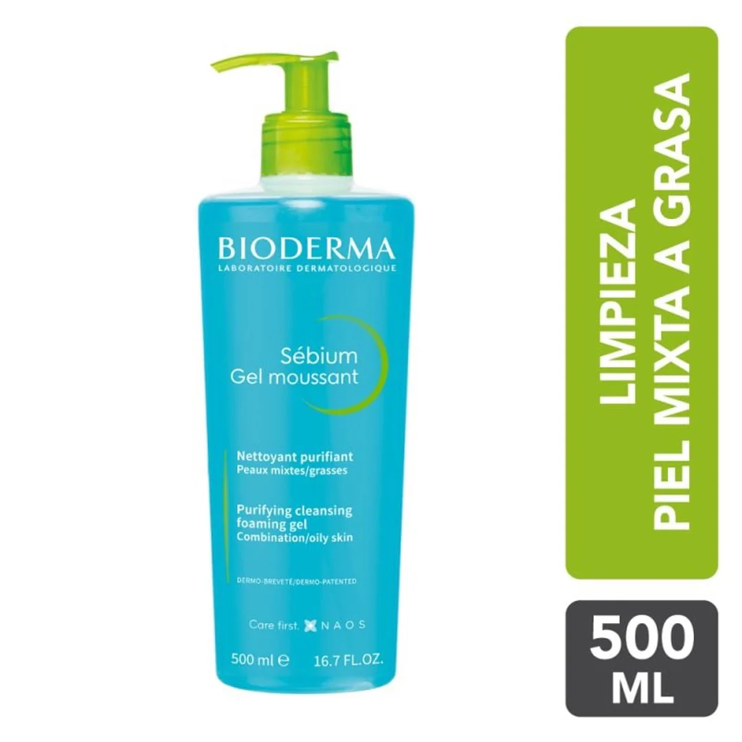 Bioderma | Sébium Gel Moussant Limpia Y Purifica, 200 Ml | Gel limpiador facial. Menos imperfecciones, menos grasa. Limpia y purifica suavemente. Piel mixta a grasa. - Image 6