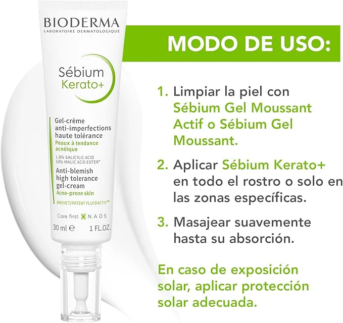 Bioderma Sebium Kerato+ Gel Crema Anti-imperfecciones 30ml - Image 6