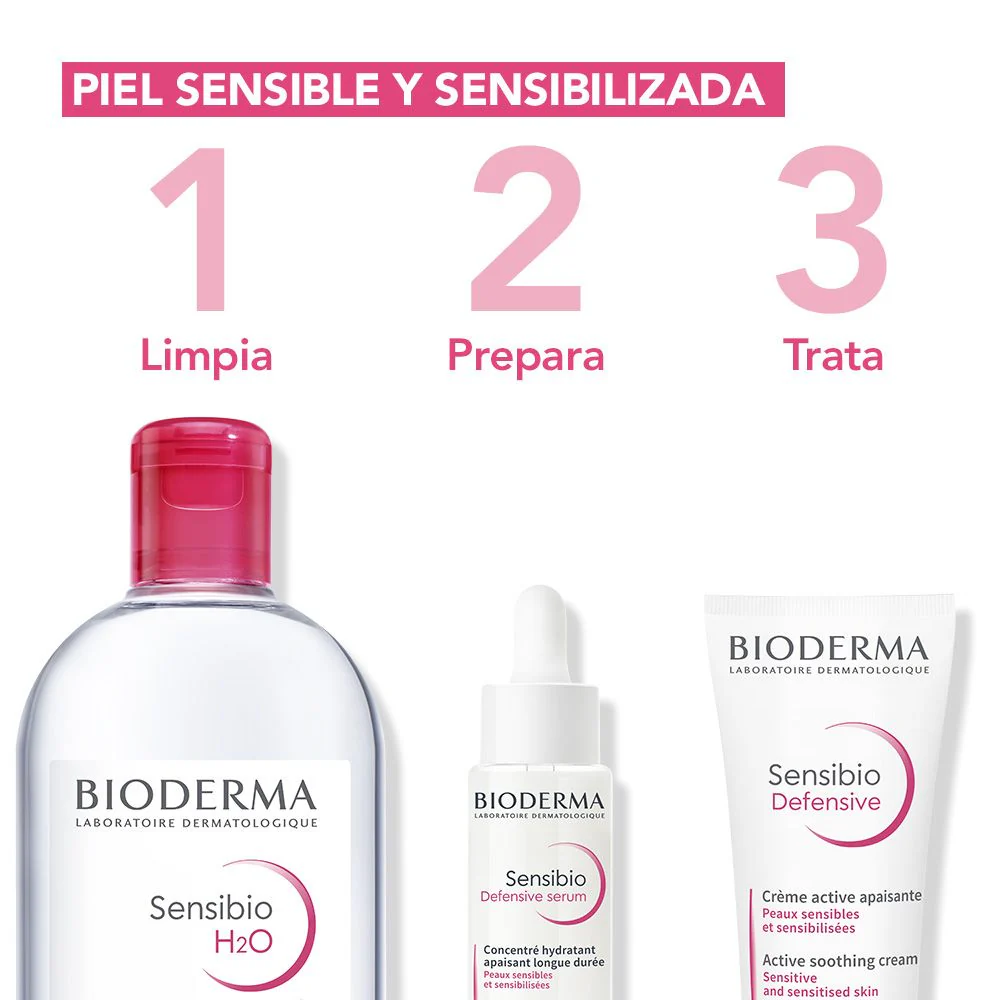BIODERMA, Sérum Facial, Sensibio Defensive Serum Hidratante, Reduce Líneas de Expresión, para Piel Sensible, 30 ml - Image 3