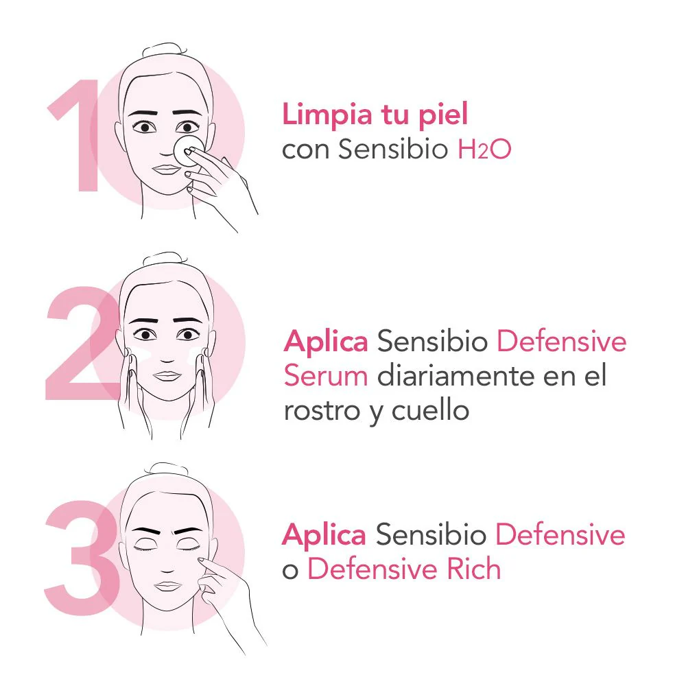 BIODERMA, Sérum Facial, Sensibio Defensive Serum Hidratante, Reduce Líneas de Expresión, para Piel Sensible, 30 ml - Image 4