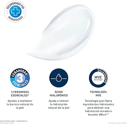 CeraVe Crema Hidratante Diaria de Rostro y Cuerpo para Piel Seca 340gr - Image 4