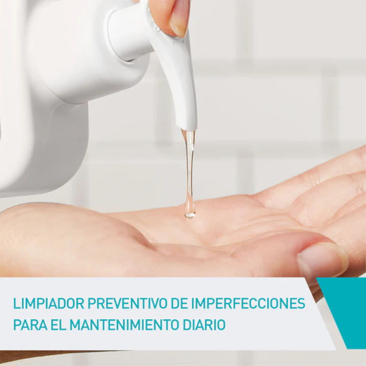CeraVe Espuma limpiadora antiacné/Imperfecciones para piel grasa, 236 ml - Image 3