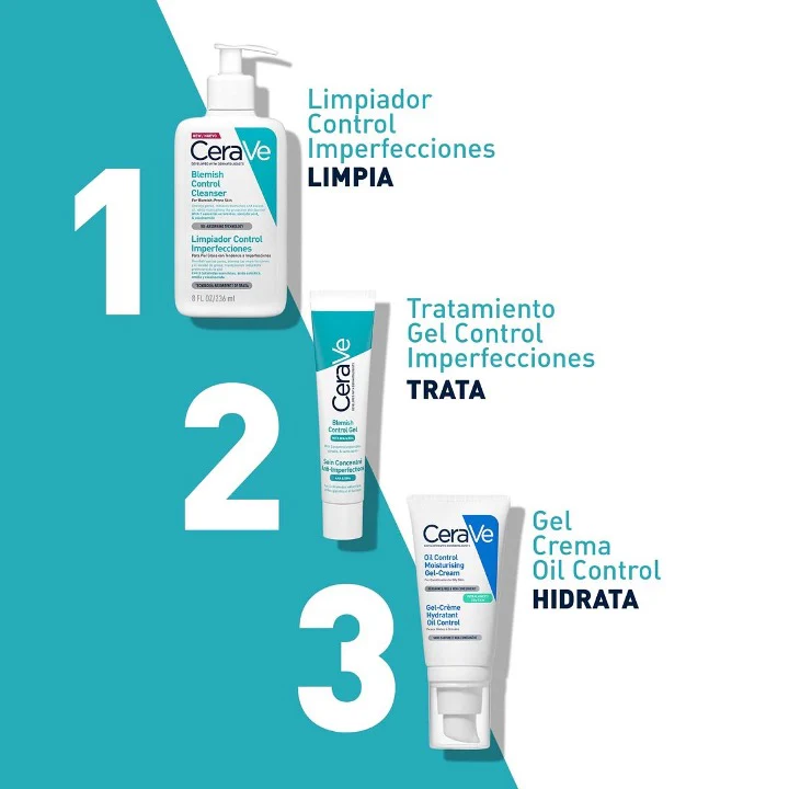 CeraVe Espuma limpiadora antiacné/Imperfecciones para piel grasa, 236 ml - Image 5