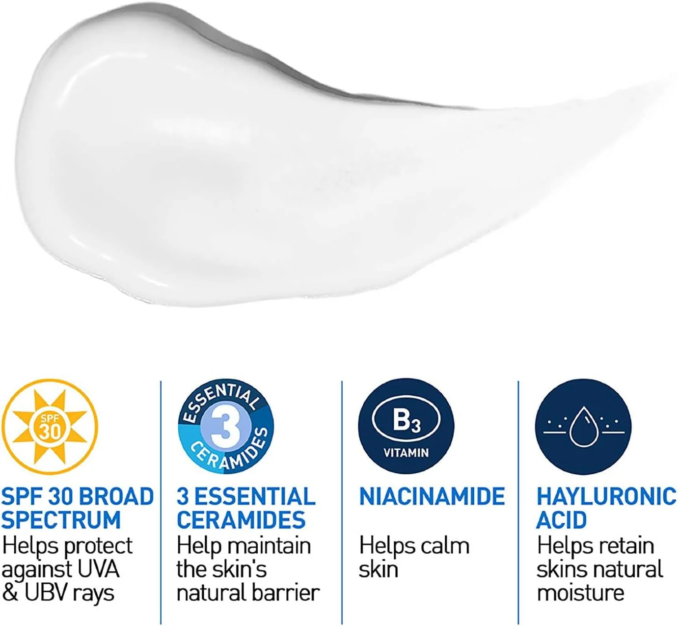 CeraVe Loción Hidratante de Rostro FPS30 |52ml| Hidratante facial diario con protector solar - Image 4