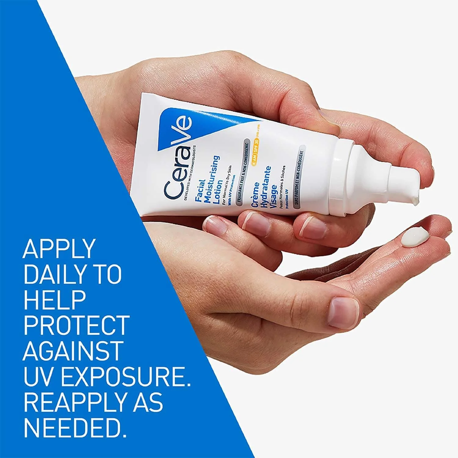 CeraVe Loción Hidratante de Rostro FPS30 |52ml| Hidratante facial diario con protector solar - Image 9