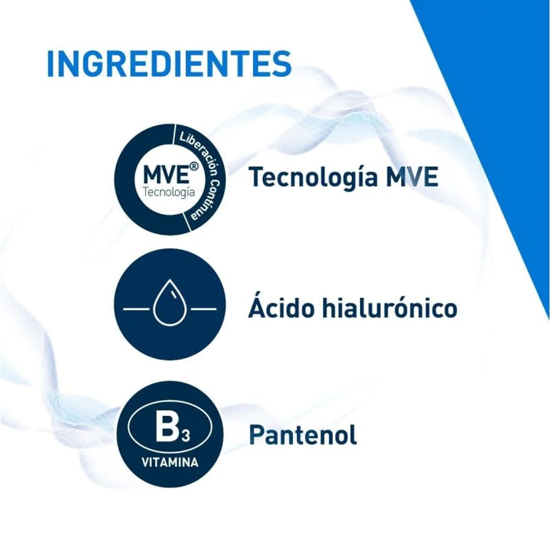CeraVe Sérum Hidratante con Ácido Hialurónico 30ml | Hidratante facial para todo tipo de piel - Image 3