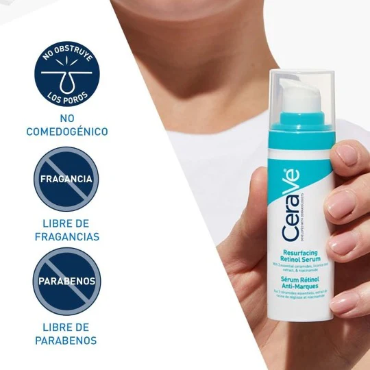 Cerave Serum Retinol Anti-Marcas Para Piel Grasa o Acne, 30ml - Image 6