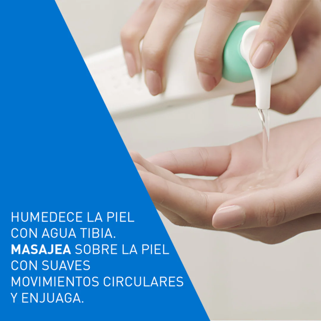 Cerave Gel Limpiador Espumoso Diario para Piel Mixta, Grasa o con Acné 473ml - Image 4