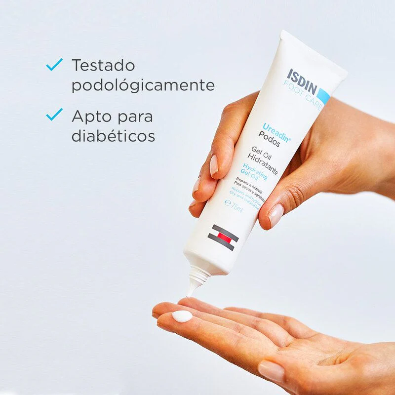 ISDIN Ureadin Podos Gel Oil 75ml - Elimina asperezas del talón y de la planta del pie - Image 3