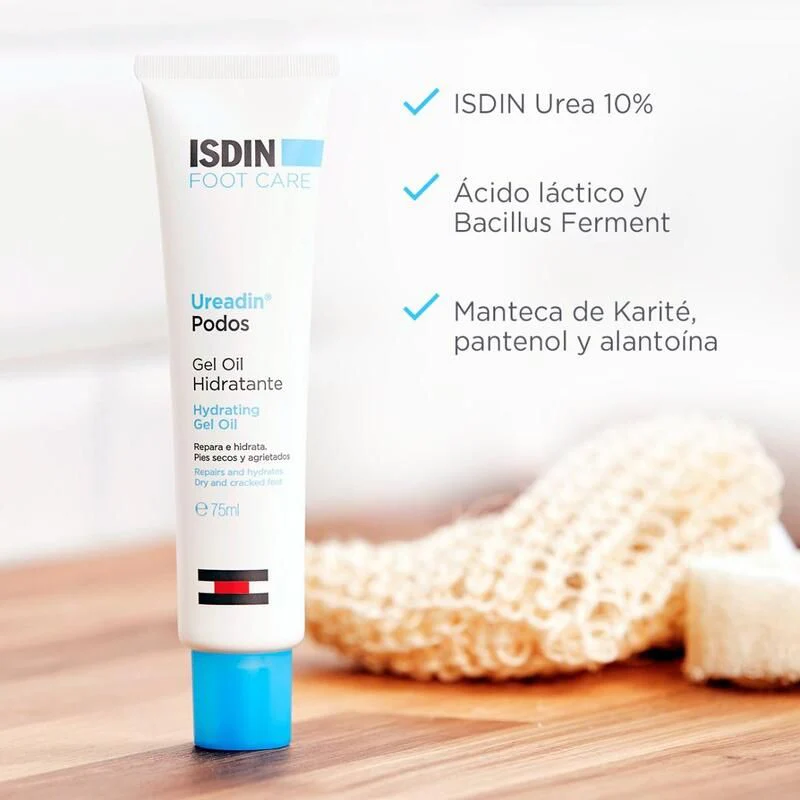 ISDIN Ureadin Podos Gel Oil 75ml - Elimina asperezas del talón y de la planta del pie - Image 5