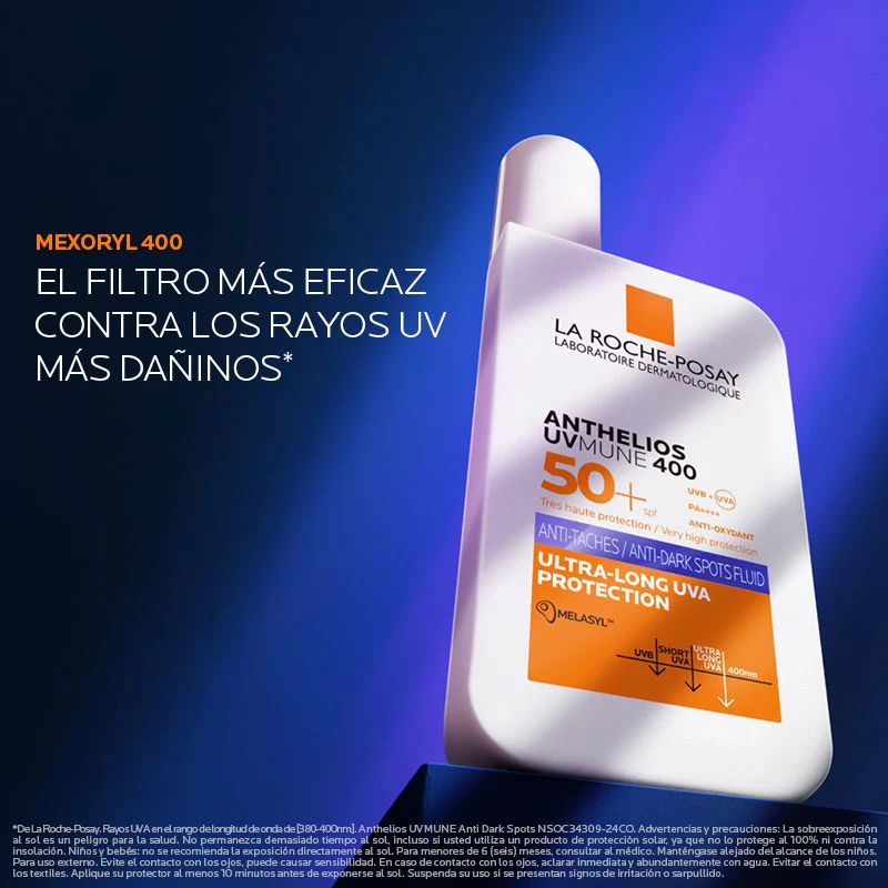 La Roche-Posay Anthelios UVMUNE 400 Fluido Antimanchas SPF50+ Protector solar. - Image 7