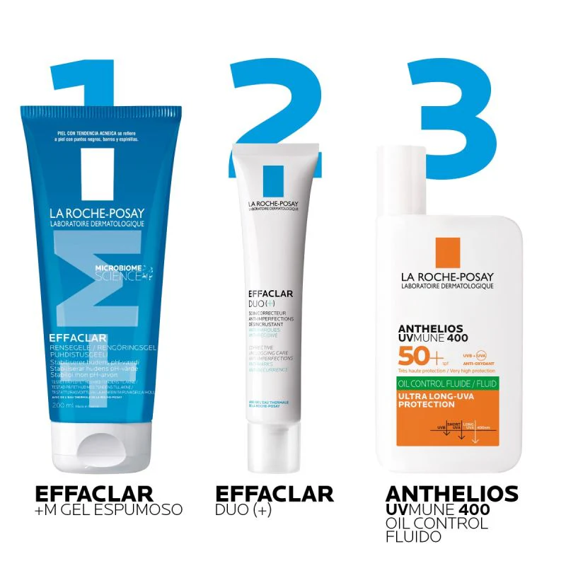 La Roche-Posay Limpiador Facial Effaclar Gel Purificante, Para Piel Mixta a Grasa 200ml - Image 6