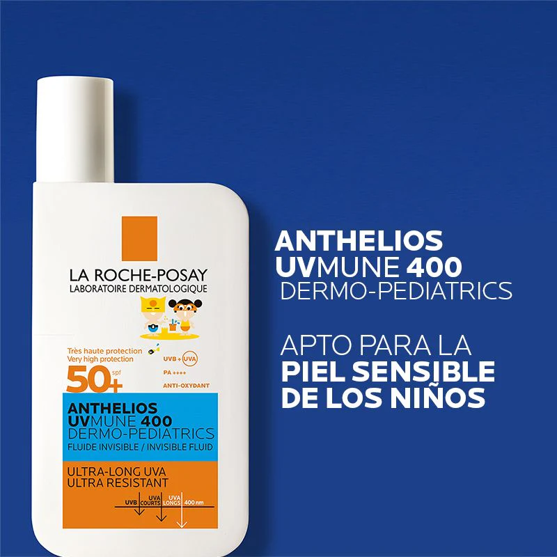 Protector Solar Anthelios UVMUNE 400 Dermopediátrico FPS 50+ 50ml - Image 3