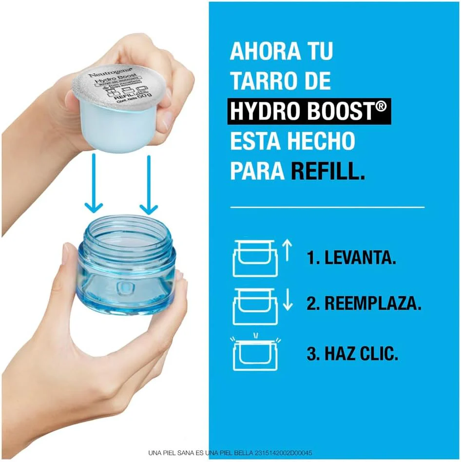 Refill Crema Hidratante Facial Neutrogena Hydro Boost Ácido Hialurónico 50 g - Image 6
