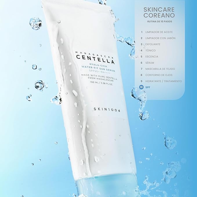 SKIN1004 Madagascar Centella Hyalu-Cica Water-Fit Sun Serum 100ml - Image 4