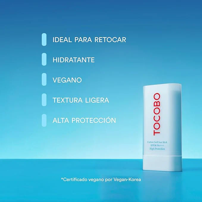 Tocobo Protector Solar En Barra Cotton Soft Sun Stick Spf50 19g - Image 3