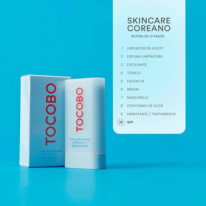 Tocobo Protector Solar En Barra Cotton Soft Sun Stick Spf50 19g - Image 5